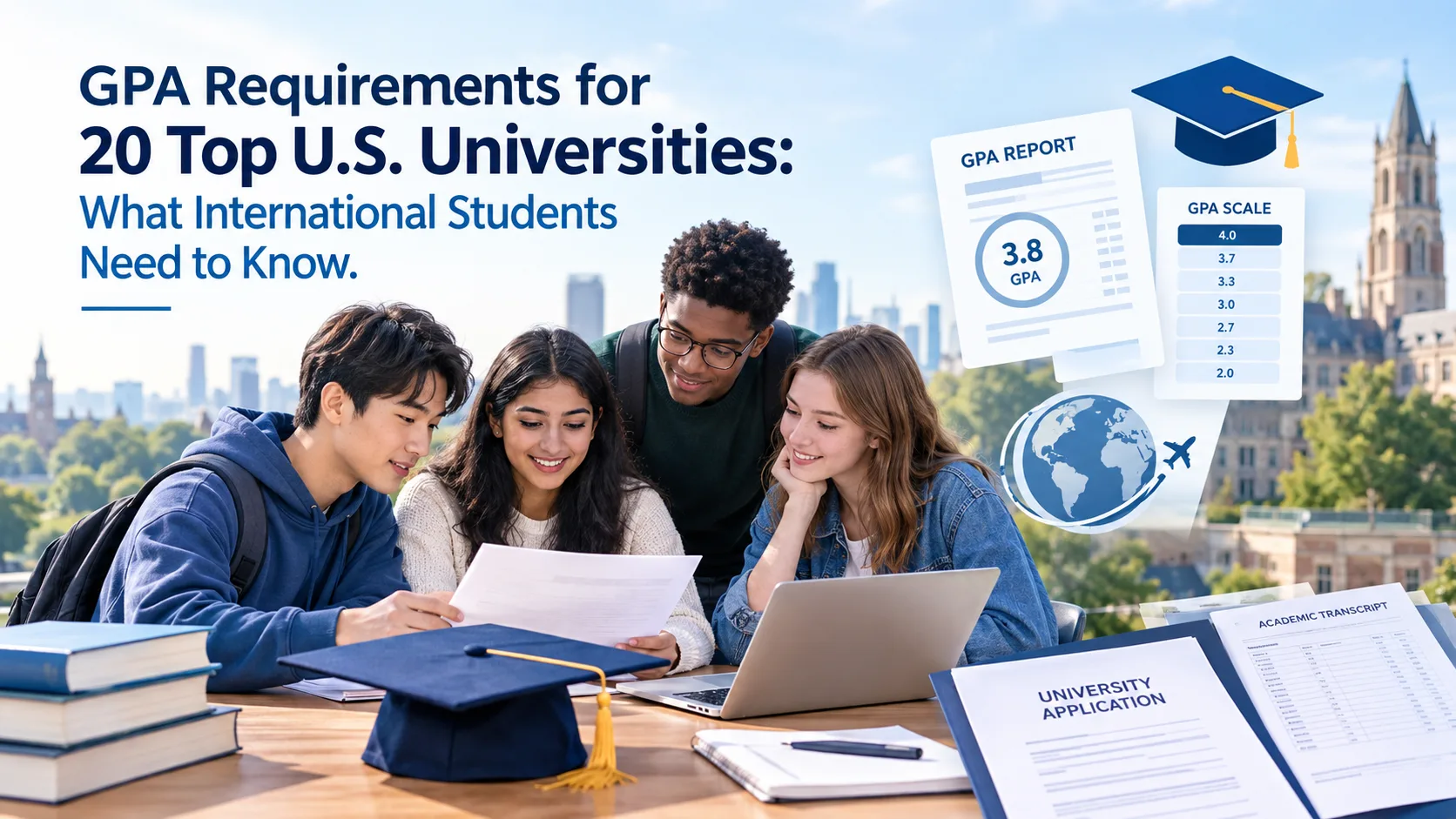 GPA requirements for top U.S. universities for international students