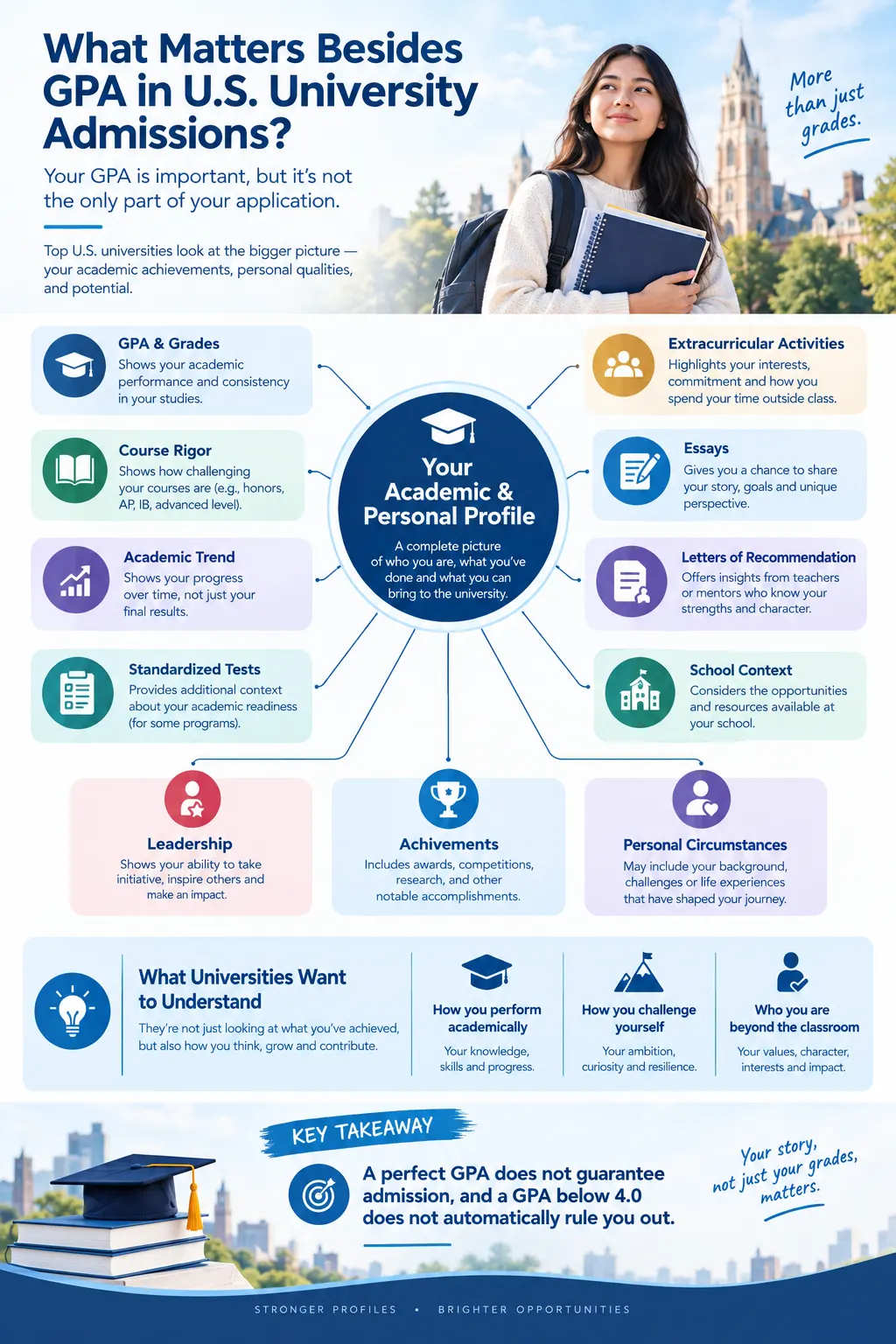U.S. university admissions factors that matter beyond GPA